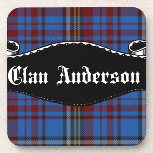 Clan Anderson Banner Coaster