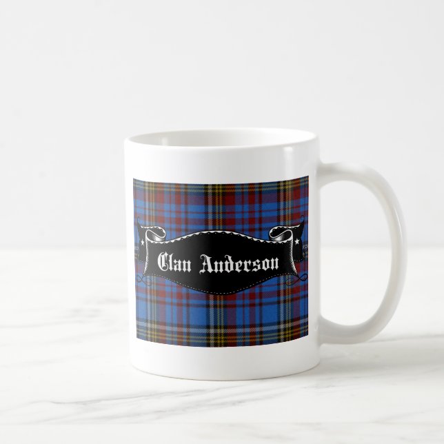 Clan Anderson Banner Coffee Mug (Right)