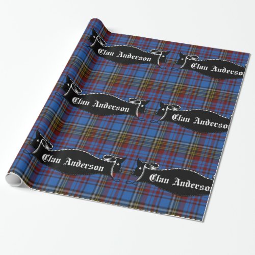 Clan Anderson Banner Wrapping Paper