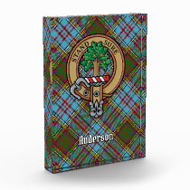 Clan Anderson Crest Acrylic Award