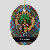 Clan Anderson Crest Ceramic Ornament