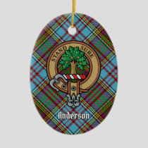 Clan Anderson Crest Ceramic Ornament