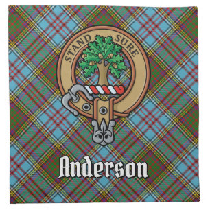 Clan Anderson Crest Cloth Napkin