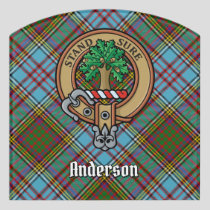 Clan Anderson Crest Door Sign