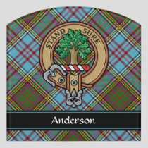 Clan Anderson Crest Door Sign