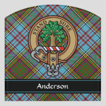 Clan Anderson Crest Door Sign