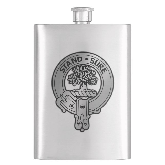 Clan Anderson Crest Flask (Front)