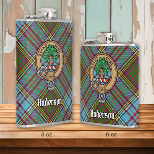 Clan Anderson Crest Flask