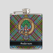 Clan Anderson Crest Flask