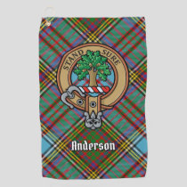 Clan Anderson Crest Golf Towel
