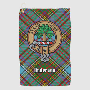 Clan Anderson Crest Golf Towel