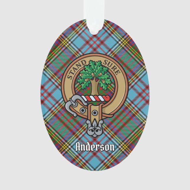 Clan Anderson Crest Ornament (Front)