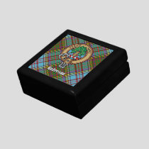 Clan Anderson Crest over Tartan Gift Box