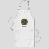 Clan Anderson Crest over Tartan Long Apron