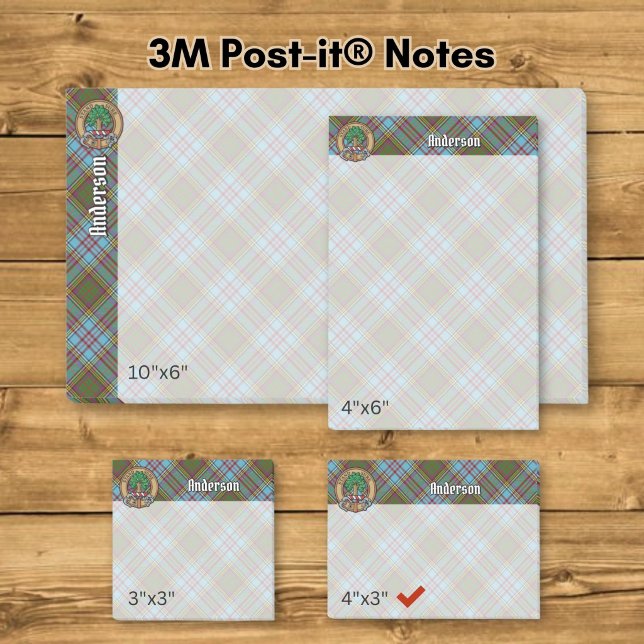 Clan Anderson Crest Post-it Notes (Creator Uploaded)