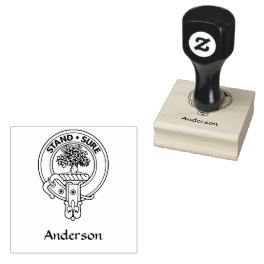 Clan Anderson Crest Rubber Stamp