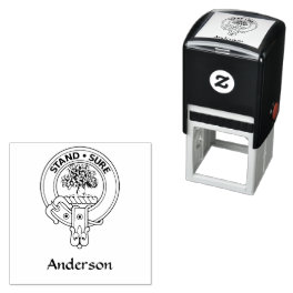 Clan Anderson Crest Rubber Stamp
