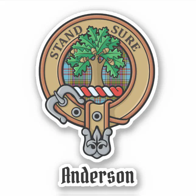 Clan Anderson Crest Sticker | Zazzle