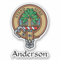 Clan Anderson Crest Sticker