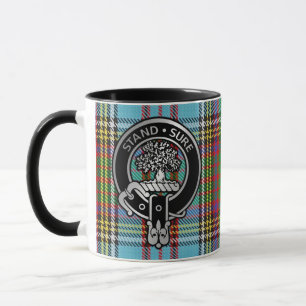 Clan Anderson Crest & Tartan Mug