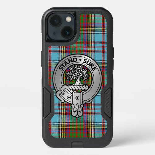 Clan Anderson Crest  Tartan iPhone 13 Case