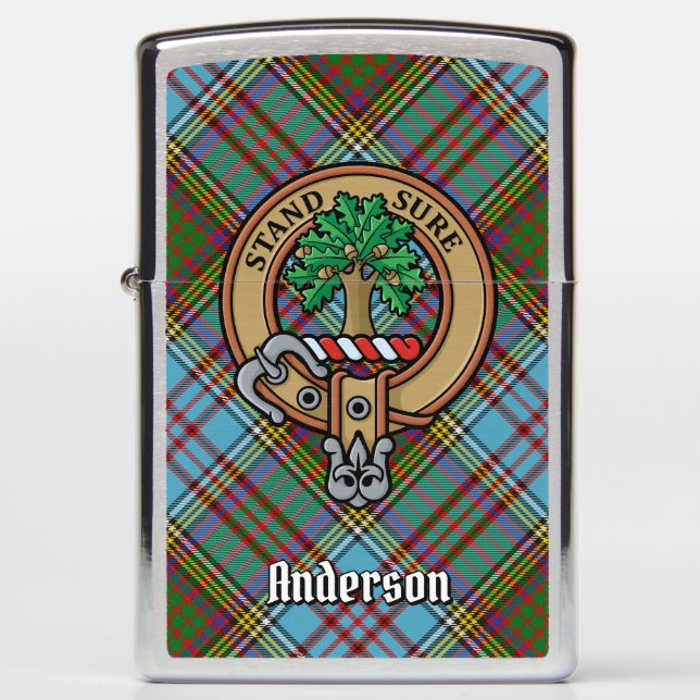 Clan Anderson Crest Zippo Lighter (Front)
