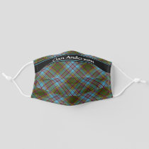 Clan Anderson Tartan Adult Cloth Face Mask