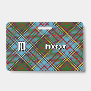 Clan Anderson Tartan Badge