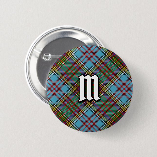 Clan Anderson Tartan Button (Front & Back)