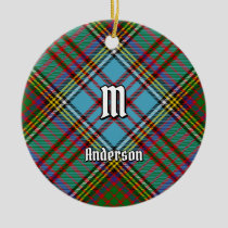 Clan Anderson Tartan Ceramic Ornament