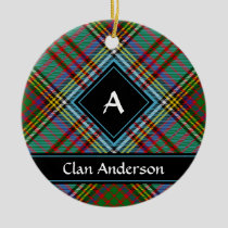 Clan Anderson Tartan Ceramic Ornament