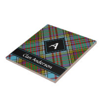 Clan Anderson Tartan Ceramic Tile