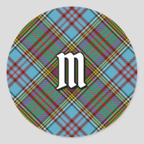 Clan Anderson Tartan Classic Round Sticker