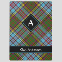 Clan Anderson Tartan Clipboard