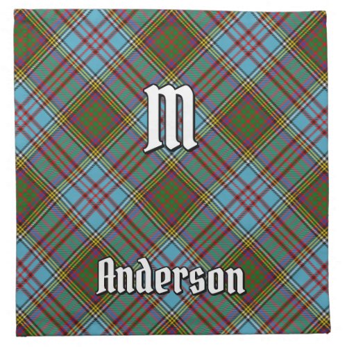 Clan Anderson Tartan Cloth Napkin