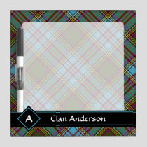 Clan Anderson Tartan Dry Erase Board
