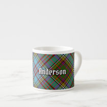 Clan Anderson Tartan Espresso Cup