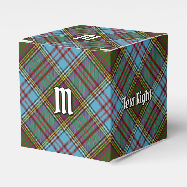 Clan Anderson Tartan Favor Box (Front Side)