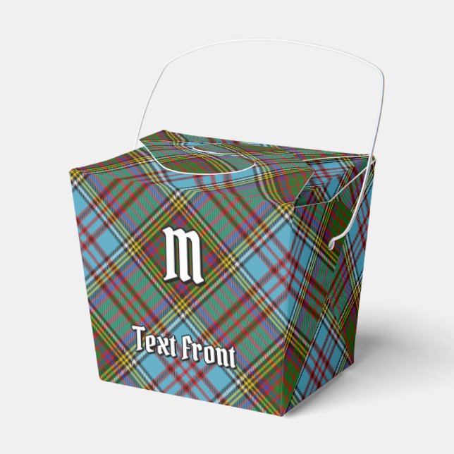 Clan Anderson Tartan Favor Box (Front Side)
