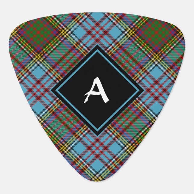 Clan Anderson Tartan Guitar Pick (Front)
