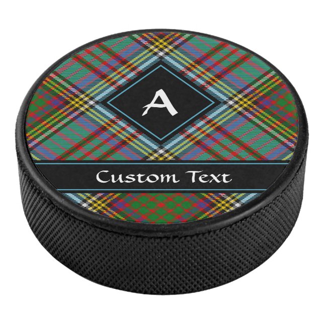 Clan Anderson Tartan Hockey Puck (3/4)
