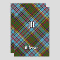 Clan Anderson Tartan Invitation