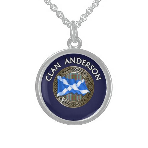 Clan Anderson Tartan Knot & Flag