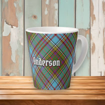 Clan Anderson Tartan Latte Mug