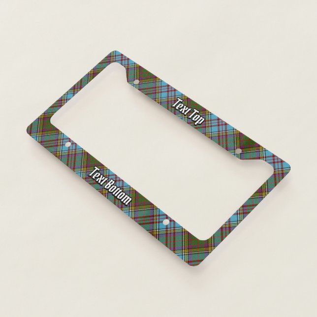 Clan Anderson Tartan License Plate Frame (3/4)