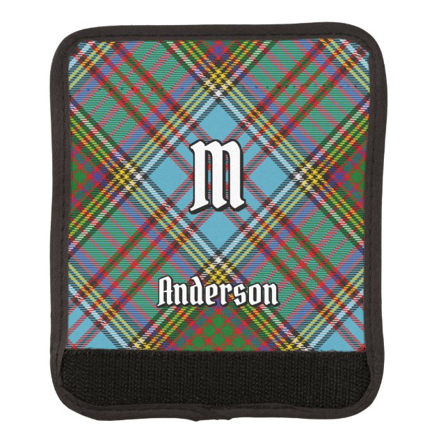 Clan Anderson Tartan Luggage Handle Wrap (Front)