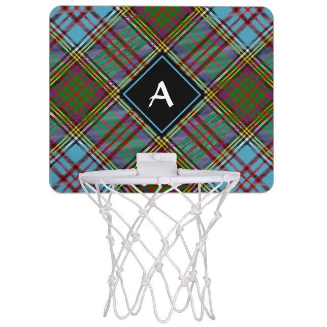 Clan Anderson Tartan Mini Basketball Hoop (Front)