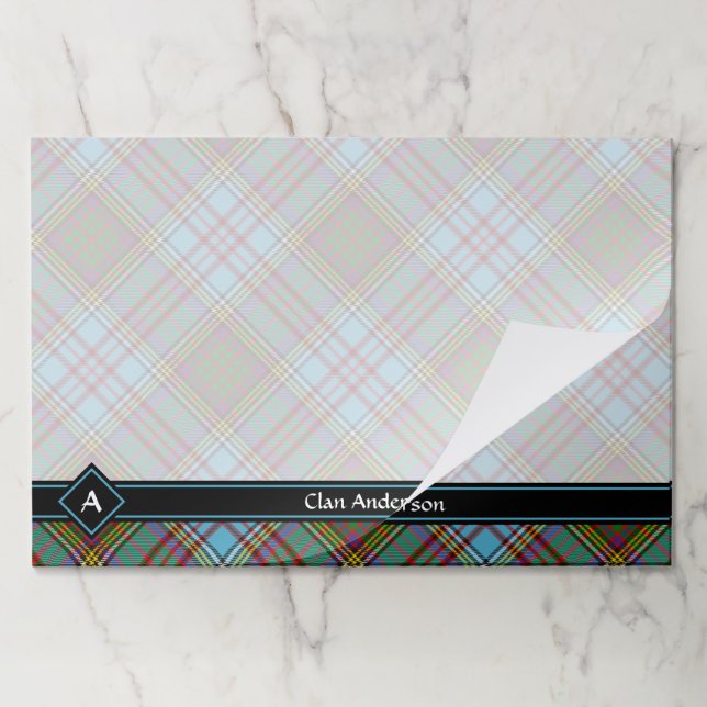 Clan Anderson Tartan Paper Pad (Folded)