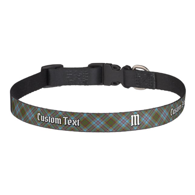 Clan Anderson Tartan Pet Collar (Front)