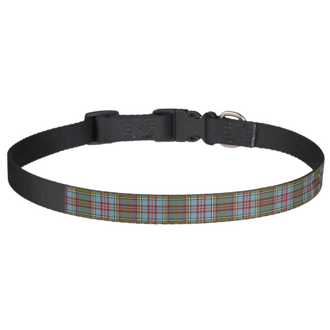 Clan Anderson Tartan Pet Collar (Front)